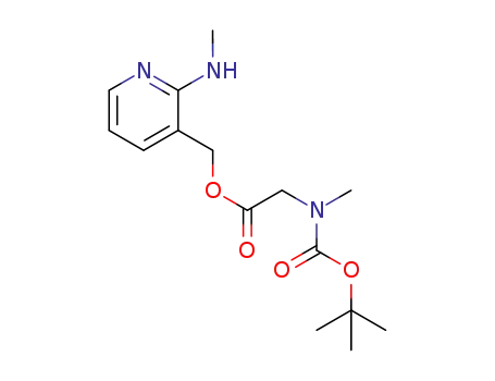 (2-(methylamino)pyridin-3-yl)methyl 2-((tert-butoxycarbonyl)(methyl)amino)acetate