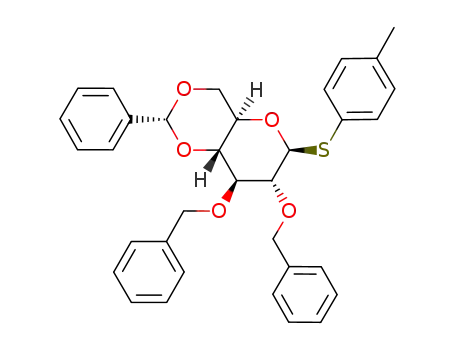 p-methylphenyl 2,3-di-O-benzyl-4,6-O-(R)-benzylidene-1-thio-β-D-glucopyranoside