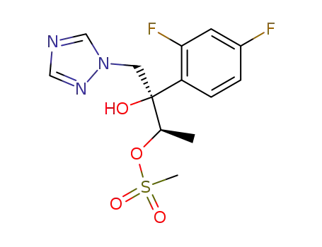 (2R,3R)-2-(2,4-difluorophenyl)-3-methanesulfonyloxy-1-(1H-1,2,4-triazol-1-yl)-2-butanol