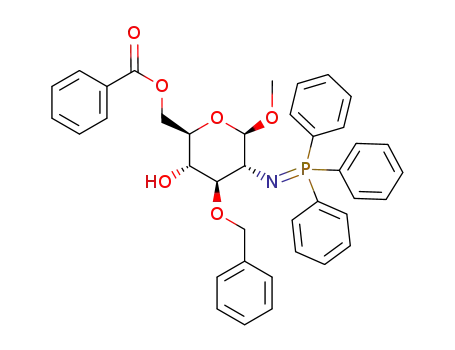 methyl 2-(triphenylphosphoranylidene)amino-3-O-benzyl-6-O-benzoyl-2-deoxy-β-D-glucopyranoside