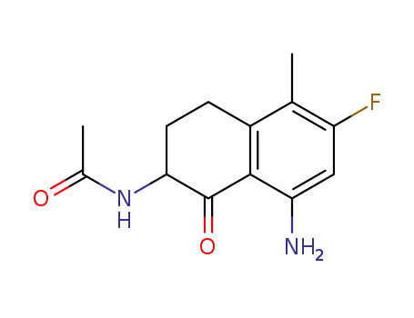 2-Acetylamino-8-amino-6-fluoro-5-methyl-1-tetralone
