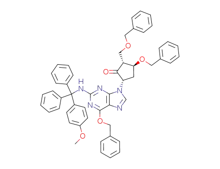 (2R,3S,5S)-5-[2-[[(4-methoxyphenyl)diphenylmethyl]amino]-6-benzyloxy-9H-fluoren-9-yl]-3-benzyloxy-2-[(benzyloxy)methyl]cyclopentanone