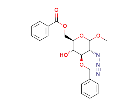 2-azido-3-O-benzyl-6-O-benzoyl-2-deoxy-D-glucopyranoside