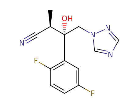 3-(2,5-difluorophenyl)-3-hydroxy-2-methyl-4-(1H-1,2,4-triazol-1-yl)butanenitrile