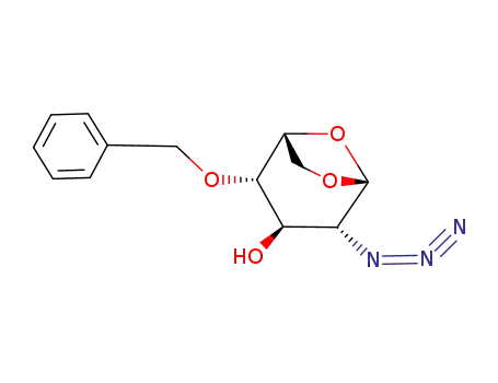 1,6-anhydro-2-azido-4-O-benzyl-2-deoxy-β-D-glucopyranose
