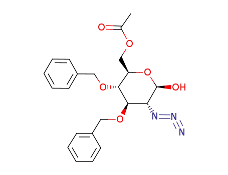 6-O-Acetyl-2-azido-3,4-di-O-benzyl-2-deoxy-β-D-glucopyranose