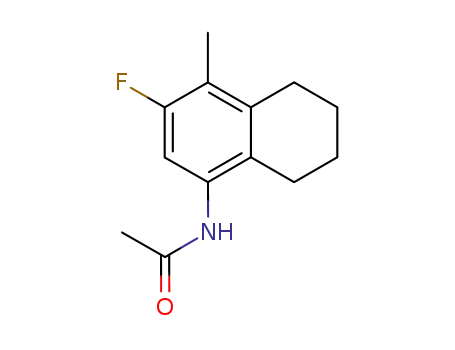5-Acetylamino-7-fluoro-8-methyl-1,2,3,4-tetrahydro-naphthalene