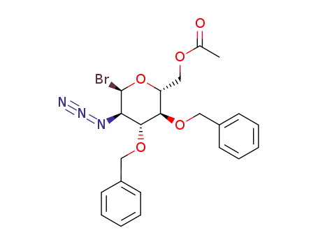6-O-acetyl-2-azido-3,4-di-O-benzyl-2-deoxy-α-D-glucopyranosyl bromide