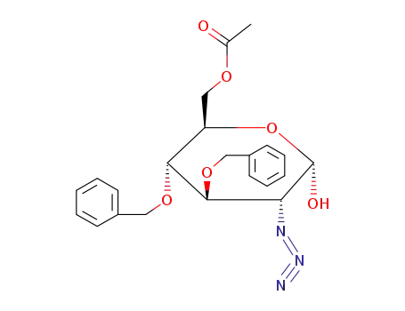 6-O-Acetyl-2-azido-3,4-di-O-benzyl-2-deoxy-α-D-glucopyranose