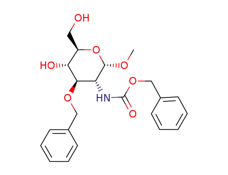 methyl 2-<N-(benzyloxycarbonyl)amino>-3-O-benzyl-2-deoxy-α-D-glucopyranoside